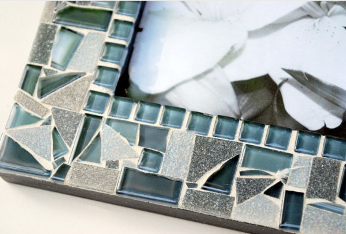 Gray Mosaic Picture Frame on Luulla